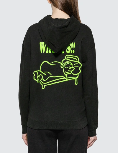 Shop Ashley Williams Power Nap Pocket Hoodie In Black