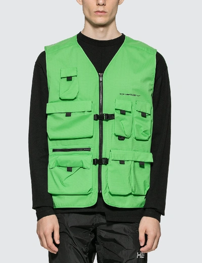 Shop Oakley Outdoor Vest In Green