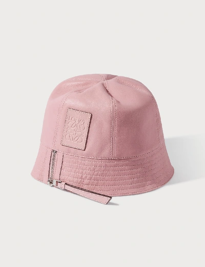 Shop Loewe Bucket Hat In Pink
