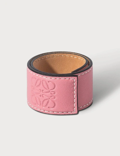 Shop Loewe Small Slap Bracelet In Pink