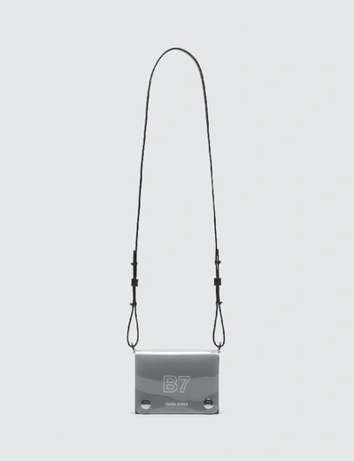 Shop Nana-nana Leather X Pvc B7 Bag In Black