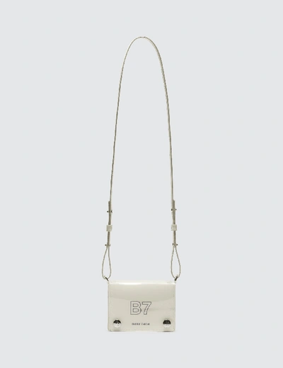 Shop Nana-nana Leather X Pvc B7 Bag In White