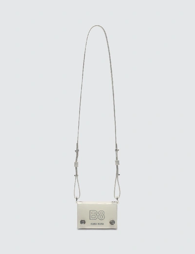 Shop Nana-nana Leather X Pvc B8 Bag In White