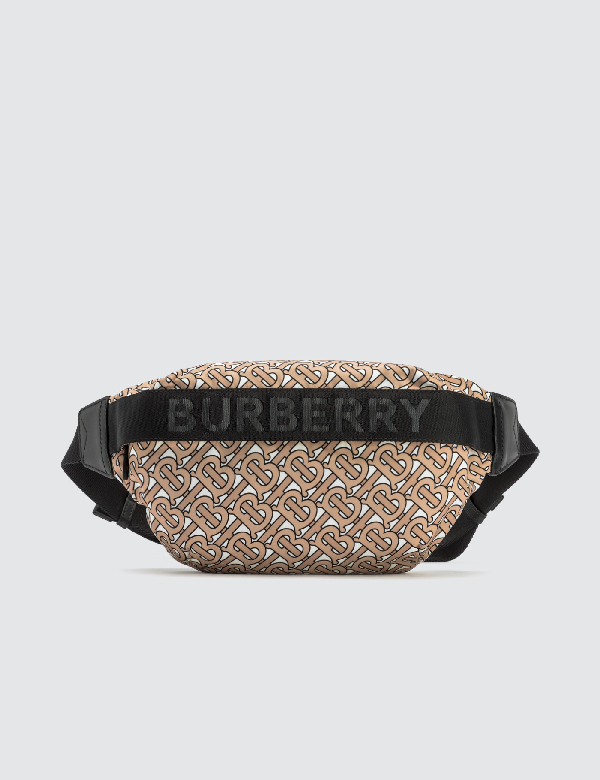 burberry medium monogram print bum bag