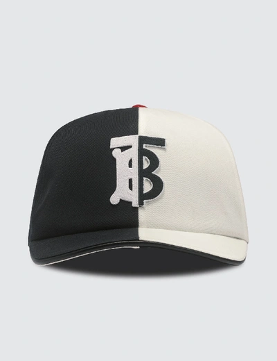 Shop Burberry Trucker Cap In Black