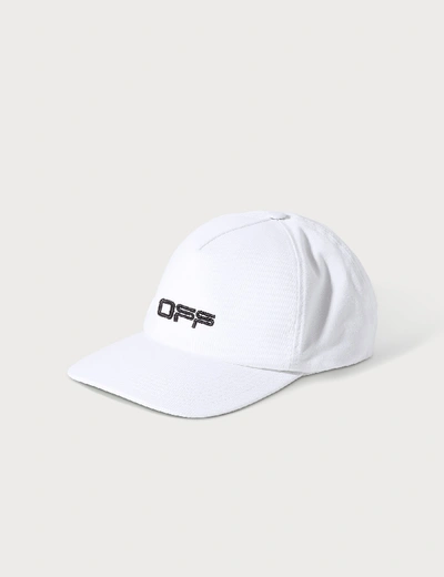 Shop Off-white Off Logo Baseball Cap In White