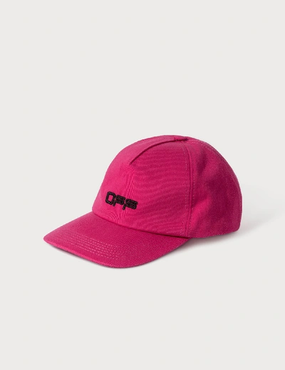 Shop Off-white Off Logo Baseball Cap In Pink