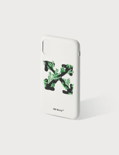 Shop Off-white Corals Print Iphone Xs Case In White