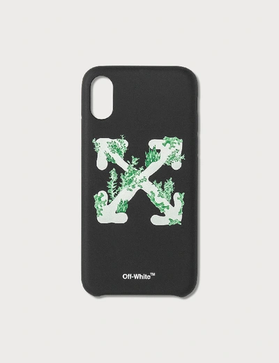 Shop Off-white Corals Print Iphone Xs Case In Black