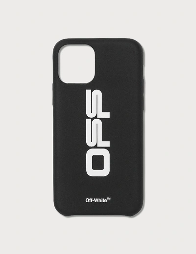 Shop Off-white Wavy Logo Iphone 11 Pro Case In Black