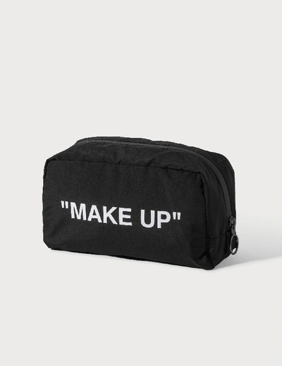 Shop Off-white "make Up" Pouch In Black