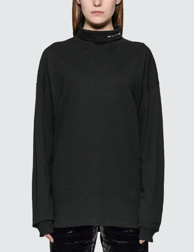 Shop Alyx Roll Neck Long Sleeve T-shirt In Black
