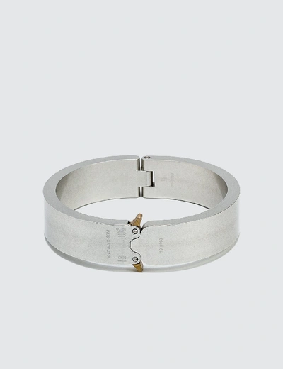 Shop Alyx Buckle Bracelet In Silver