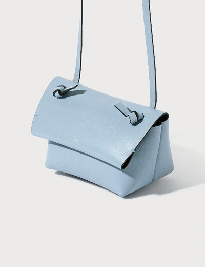 Shop Acne Studios Mini Crossbody Bag In Blue