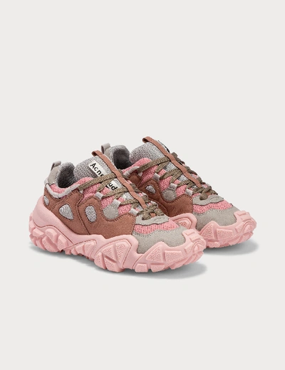 Shop Acne Studios Bolzter W Tumbled Sneakers In Pink
