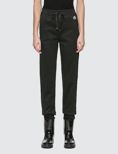 Shop Moncler Sweatpants In Black