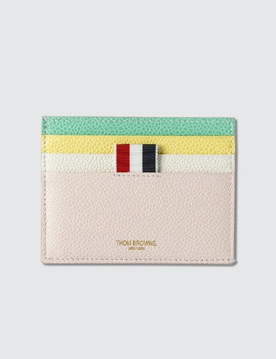 Shop Thom Browne Double Sided Card Holder In Multicolor