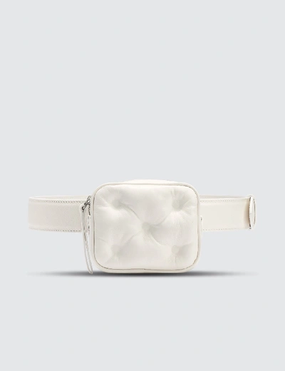 Shop Maison Margiela Glam Slam Mini Belt Bag In White