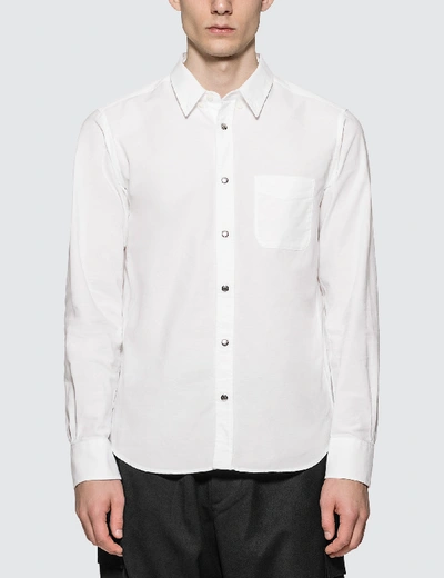 Shop Moncler Classic Shirt In White