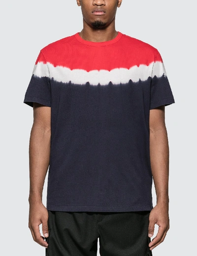 Shop Moncler Tie Dye T-shirt In Red