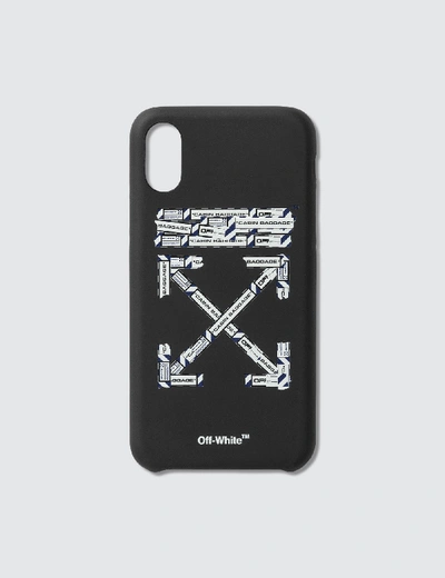 Shop Off-white Airport Iphone Xs Case In Black