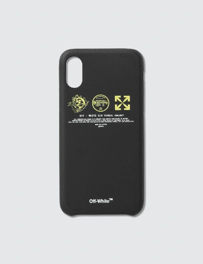Shop Off-white Multi-symbols Iphone Xs Case In Black