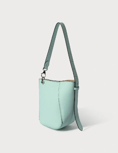 Shop Lanvin Hook Bag Small In Blue