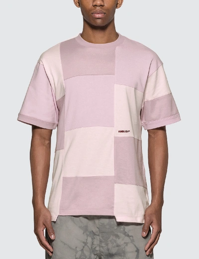 Shop Ambush Block Panel T-shirt In Pink