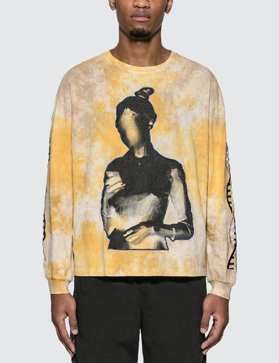 Shop Perks And Mini Dna Oversized Long Sleeve T-shirt In Yellow