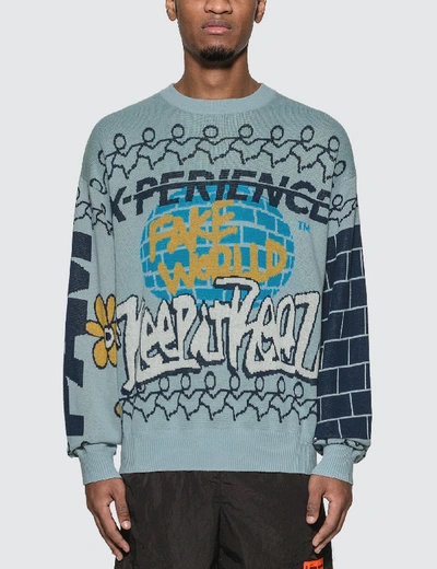 Perks And Mini Keep It Real Knitted Sweater In Multicolor | ModeSens