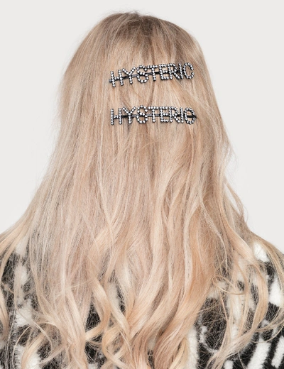 Shop Ashley Williams Hysteric Hair Clip In Silver