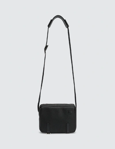 Shop Loewe Military Messenger Xs Bag In Black