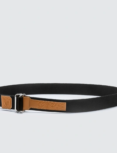 Shop Loewe Eln Belt In Black