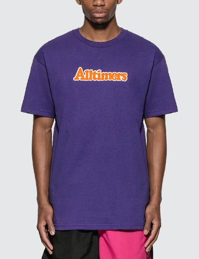 Shop Alltimers Broadway T-shirt In Purple
