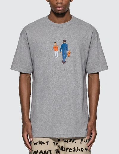 Shop Alltimers Laughing At Opps T-shirt In Grey