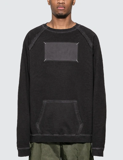 Shop Maison Margiela 'memory Of' Label Sweatshirt In Black