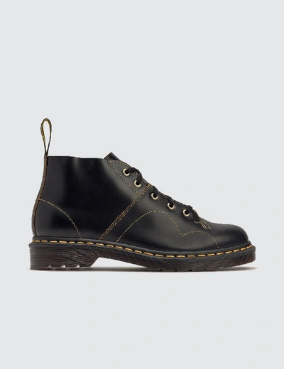 Shop Dr. Martens' Church Leather Boots In Black