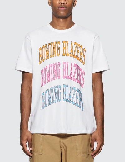 Shop Rowing Blazers Collegiate Triple T-shirt In White