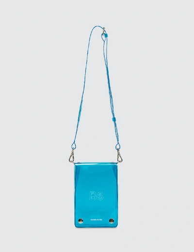 Shop Nana-nana Pvc X Vertical B6 Bag In Blue