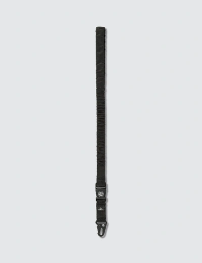 Shop Stone Island Nylon Metal Key Holder In Black