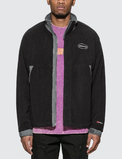 Shop Thisisneverthat Polartec® Fleece Jacket In Black