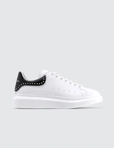 Shop Alexander Mcqueen Oversized Sneaker In White/black/silver