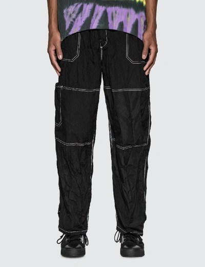 Shop Sasquatchfabrix Nylon Work Pants In Black