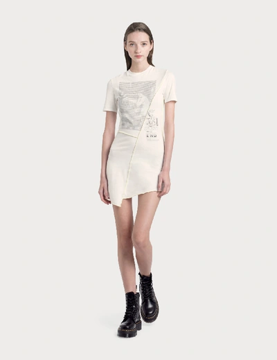 Shop Hyein Seo Twisted Jersey Dress In White