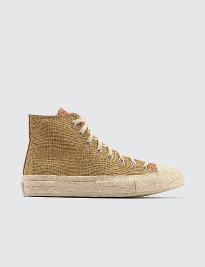 Shop Converse Tri Panel Renew Chuck 70 Hi In Prairie Sand/noble Grey/egret