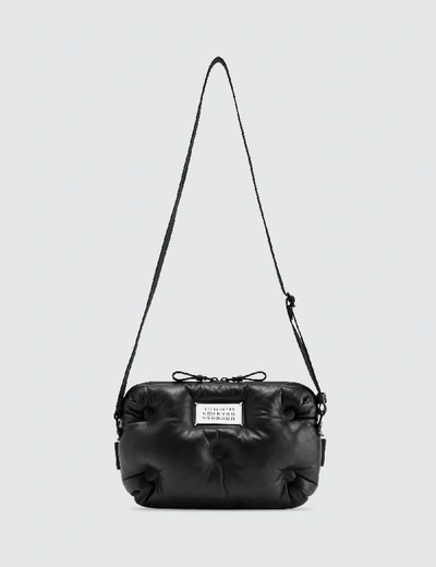 Shop Maison Margiela Glam Slam Nappa Leather Crossbody Bag In Black