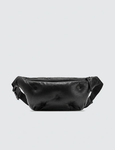 Shop Maison Margiela Glam Slam Leather Belt Bag In Black