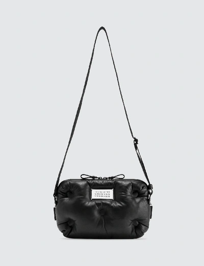 Shop Maison Margiela Glam Slam Leather Crossbody Bag In Black