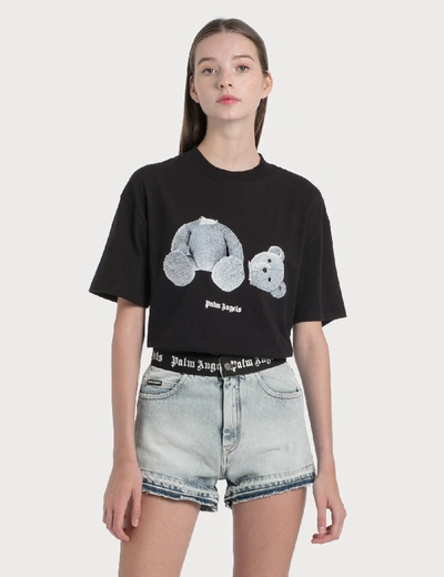 Shop Palm Angels Ice Bear T-shirt In Black