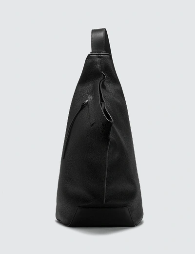 Shop Loewe Small Anton Backpack In Black